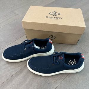 Women’s Sperry Captain's Moc SeaCycled Boat Shoe, NEW, Size 8.5